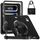 Per iPad Pro 13 2024 Custodia per tablet ibrida in silicone per PC con supporto girevole (nero) Per iPad Pro 13 2024 Custodia per tablet ibrida in silicone per PC con supporto girevole (nero)