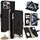 Per iPhone 16 Pro Max Custodia a tracolla in pelle Litchi con catena a coda di pesce (nera) Per iPhone 16 Pro Max Custodia a tracolla in pelle Litchi con catena a coda di pesce (nera)