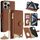 Per iPhone 16 Pro Max Custodia a tracolla in pelle Litchi con catena a coda di pesce (marrone) Per iPhone 16 Pro Max Custodia a tracolla in pelle Litchi con catena a coda di pesce (marrone)