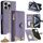 Per iPhone 15 Pro Crossbody Chain Fishtail Litchi Custodia per telefono in pelle (viola) Per iPhone 15 Pro Crossbody Chain Fishtail Litchi Custodia per telefono in pelle (viola)