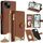 Per iPhone 15 Custodia a tracolla in pelle Litchi con catena a coda di pesce (marrone) Per iPhone 15 Custodia a tracolla in pelle Litchi con catena a coda di pesce (marrone)