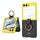Per Samsung Galaxy Z Flip6 GKK Custodia per telefono con supporto ad anello ultrasottile a contrasto di colore (nero) Per Samsung Galaxy Z Flip6 GKK Custodia per telefono con supporto ad anello ultrasottile a contrasto di colore (nero)