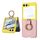 Per Samsung Galaxy Z Flip6 GKK Custodia per telefono a contrasto ultrasottile integrata con supporto ad anello (rosa) Per Samsung Galaxy Z Flip6 GKK Custodia per telefono a contrasto ultrasottile integrata con supporto ad anello (rosa)