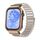 Per Huawei Watch Fit3 Cinturino per orologio con struttura in metallo a catena cava (oro rosa + luce stellare) Per Huawei Watch Fit3 Cinturino per orologio con struttura in metallo a catena cava (oro rosa + luce stellare)