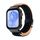 Per Huawei Watch Fit3 cinturino in metallo spazzolato con cornice nera (nero arancione giallo) Per Huawei Watch Fit3 cinturino in metallo spazzolato con cornice nera (nero arancione giallo)