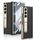 Per Samsung Galaxy Z Fold6 GKK Custodia per telefono con cerniera in pelle Phantom magnetica integrata con supporto (oro nero) Per Samsung Galaxy Z Fold6 GKK Custodia per telefono con cerniera in pelle Phantom magnetica integrata con supporto (oro nero)