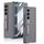 Per Samsung Galaxy Z Fold6 GKK Custodia per telefono con cerniera in pelle Phantom magnetica integrata con supporto (grigio montagna) Per Samsung Galaxy Z Fold6 GKK Custodia per telefono con cerniera in pelle Phantom magnetica integrata con supporto (grigio montagna)