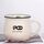 Tazza per acqua con pancia grande in ceramica stampata POD Stampa su richiesta (beige bianco) Tazza per acqua con pancia grande in ceramica stampata POD Stampa su richiesta (beige bianco)