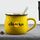 Tazza da acqua con pancia grande in ceramica stampata Cilokikus Stampa su richiesta (giallo) Tazza da acqua con pancia grande in ceramica stampata Cilokikus Stampa su richiesta (giallo)