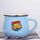 Tazza per acqua con pancia grande in ceramica stampata su auto, stampa su richiesta (azzurro cielo) Tazza per acqua con pancia grande in ceramica stampata su auto, stampa su richiesta (azzurro cielo)