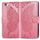 Per iPhone 16e Custodia per telefono in pelle goffrata con motivo a farfalla e fiori (rosa) Per iPhone 16e Custodia per telefono in pelle goffrata con motivo a farfalla e fiori (rosa)