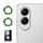 Per Samsung Galaxy S25 Edge ENKAY Hat-Prince 9H Pellicola in vetro temperato per obiettivo posteriore in lega di alluminio (verde limone)