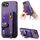 Per iPhone 16e Retro Cross Wristband Portafoglio Custodia per telefono in pelle posteriore (viola) Per iPhone 16e Retro Cross Wristband Portafoglio Custodia per telefono in pelle posteriore (viola)