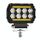 Luce da lavoro per auto Angel Eyes luminosa mista quadrata da 4,5 pollici (X12) Luce da lavoro per auto Angel Eyes luminosa mista quadrata da 4,5 pollici (X12)