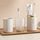 Contenitore da viaggio trasparente per spazzolino da denti, dentifricio, contenitore per la conservazione, organizer 3 in 1, bianco Contenitore da viaggio trasparente per spazzolino da denti, dentifricio, contenitore per la conservazione, organizer 3 in 1, bianco