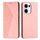 Per OPPO Reno13 5G Global Diamond Splicing Skin Feel Custodia in pelle magnetica per telefono (oro rosa)
