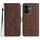 Per OPPO Reno13 F 4G / 5G Custodia in pelle con motivo a cuore (marrone)