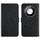 Custodia per telefono in pelle flip con motivo a farfalla in rilievo per Honor X9c Smart HT03 (nero)
