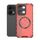 Per OPPO Reno13 5G Custodia antiurto per telefono con anello magnetico a nido d'ape globale (rosso) Per OPPO Reno13 5G Custodia antiurto per telefono con anello magnetico a nido d'ape globale (rosso)