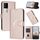 Per vivo iQOO 7 India / iQOO Neo5 Custodia in pelle con fibbia a motivo triangolare (oro rosa) Per vivo iQOO 7 India / iQOO Neo5 Custodia in pelle con fibbia a motivo triangolare (oro rosa)