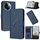 Per vivo Y200i Custodia per telefono in pelle con fibbia a motivo triangolare (blu reale) Per vivo Y200i Custodia per telefono in pelle con fibbia a motivo triangolare (blu reale)