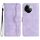 Per vivo Y200i Custodia in pelle con motivo a cuore (viola)