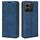 Custodia per telefono in pelle con ventosa magnetica retro-skin per Honor X6b (blu scuro) Custodia per telefono in pelle con ventosa magnetica retro-skin per Honor X6b (blu scuro)