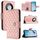 Per Honor X9c Smart 5G Global Rhombic Texture Flip Custodia in Pelle per Telefono con Lanyard (Rosa Corallo) Per Honor X9c Smart 5G Global Rhombic Texture Flip Custodia in Pelle per Telefono con Lanyard (Rosa Corallo)