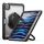 Per iPad Pro 11 2022 / Air 10.9 2022 Custodia per tablet ibrida a nido d'ape con supporto per maniglia e cinturino (trasparente) Per iPad Pro 11 2022 / Air 10.9 2022 Custodia per tablet ibrida a nido d'ape con supporto per maniglia e cinturino (trasparente)