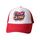 Cappello con visiera in spugna con stampa alfabeto arancione, stampa su richiesta (rosso) Cappello con visiera in spugna con stampa alfabeto arancione, stampa su richiesta (rosso)