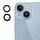 Per iPhone 15 Plus / 15 / 14 Plus / 14 Cover per fotocamera posteriore Pellicola per obiettivo in vetro temperato 9H (nero) Per iPhone 15 Plus / 15 / 14 Plus / 14 Cover per fotocamera posteriore Pellicola per obiettivo in vetro temperato 9H (nero)