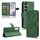 Per Samsung Galaxy S25+ 5G Custodia in pelle magnetica con chiusura magnetica (verde) Per Samsung Galaxy S25+ 5G Custodia in pelle magnetica con chiusura magnetica (verde)