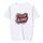 T-shirt a maniche corte in modal con scollo rotondo e stampa dell'alfabeto arancione, stampa su richiesta, taglia: XXXXL (bianco) T-shirt a maniche corte in modal con scollo rotondo e stampa dell'alfabeto arancione, stampa su richiesta, taglia: XXXXL (bianco)