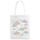 Borsa in tela stampata con nuvole, stampa su richiesta, dimensioni: 35x30 cm (bianco) Borsa in tela stampata con nuvole, stampa su richiesta, dimensioni: 35x30 cm (bianco)