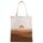 Borsa in tela stampata tramonto su richiesta, dimensioni: 25x20 cm (beige) Borsa in tela stampata tramonto su richiesta, dimensioni: 25x20 cm (beige)
