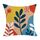 Cuscino per divano stampato con rami colorati con stampa centrale su richiesta, dimensioni: 40x40 cm (velluto color pesca) Cuscino per divano stampato con rami colorati con stampa centrale su richiesta, dimensioni: 40x40 cm (velluto color pesca)