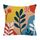 Cuscino per divano stampato con rami colorati con stampa centrale su richiesta, dimensioni: 45x45 cm (velluto di cristallo) Cuscino per divano stampato con rami colorati con stampa centrale su richiesta, dimensioni: 45x45 cm (velluto di cristallo)