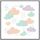 Dipinto decorativo Nuvole con cornice PS Stampa su richiesta, dimensioni: 20x20 cm Dipinto decorativo Nuvole con cornice PS Stampa su richiesta, dimensioni: 20x20 cm