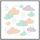 Dipinto decorativo Nuvole con cornice PS Stampa su richiesta, dimensioni: 70x70cm Dipinto decorativo Nuvole con cornice PS Stampa su richiesta, dimensioni: 70x70cm