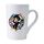 Tazza da acqua in ceramica bianca conica stampata da ragazza Stampa su richiesta Tazza da acqua in ceramica bianca conica stampata da ragazza Stampa su richiesta