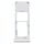 Per Samsung Galaxy A13 SM-A135 Vassoio scheda SIM originale (bianco)