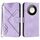 Per Honor X60 / X9c Smart Line Pattern Custodia in pelle con motivo Skin Feel (viola chiaro) Per Honor X60 / X9c Smart Line Pattern Custodia in pelle con motivo Skin Feel (viola chiaro)