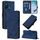 Per Tecno Camon 15 Custodia a tracolla in pelle con stampa 3D (blu)