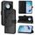 Custodia per telefono in pelle con motivo a farfalla in rilievo per Honor X9C Smart Global (nero) Custodia per telefono in pelle con motivo a farfalla in rilievo per Honor X9C Smart Global (nero)