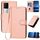 Per vivo iQOO 7 India / iQOO Neo5 YX0070 Custodia in pelle con fibbia in fibra di carbonio con cordino (rosa) Per vivo iQOO 7 India / iQOO Neo5 YX0070 Custodia in pelle con fibbia in fibra di carbonio con cordino (rosa)