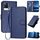 Per vivo S9 YX0070 Custodia per telefono in pelle con fibbia in fibra di carbonio con cordino (blu reale) Per vivo S9 YX0070 Custodia per telefono in pelle con fibbia in fibra di carbonio con cordino (blu reale)