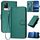 Per vivo S9 YX0070 Custodia per telefono in pelle con fibbia in fibra di carbonio con cordino (verde scuro) Per vivo S9 YX0070 Custodia per telefono in pelle con fibbia in fibra di carbonio con cordino (verde scuro)