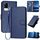 Per vivo S9e YX0070 Custodia in pelle con fibbia in fibra di carbonio e cordino (blu reale) Per vivo S9e YX0070 Custodia in pelle con fibbia in fibra di carbonio e cordino (blu reale)