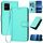 Per vivo S10 / S10 Pro YX0070 Custodia in pelle con fibbia in fibra di carbonio e cordino (azzurro) Per vivo S10 / S10 Pro YX0070 Custodia in pelle con fibbia in fibra di carbonio e cordino (azzurro)
