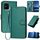 Per vivo S10 / S10 Pro YX0070 Custodia per telefono in pelle con fibbia in fibra di carbonio con cordino (verde scuro) Per vivo S10 / S10 Pro YX0070 Custodia per telefono in pelle con fibbia in fibra di carbonio con cordino (verde scuro)